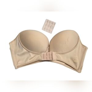 Elegant Nude Strapless Bra